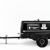 The donated WWP-themed Sullair Series 185 air compressor features hand-written messages of support and gratitude from Hitachi Global Air Power employees.