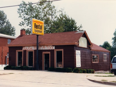Art's Rental Equipment, Inc. in its Florence location, 1986.