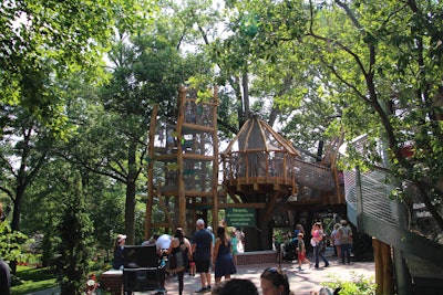 The Michael and Quirsis Riney Primate Canopy Trails at the Saint Louis Zoo is a 35,000-square-foot expansion connected to the Primate House created for a first-of-its-kind inhabitant and guest experience. Tarlton Corp. garnered a Merit Award in the 2022 Construction Risk Partners Build America Awards from the Associated General Contractors of America for its work on the project.