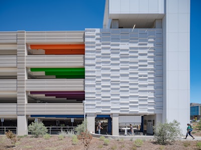 Winner of All-Precast Concrete Parking Structure Award: The University of California Davis Health Parking Structure IV