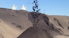 'Black sand' being produced at Green Asphalt in New York City.