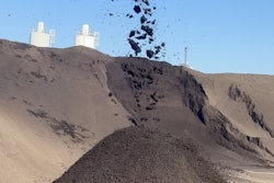 'Black sand' being produced at Green Asphalt in New York City.