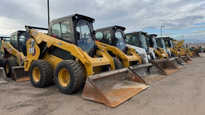 (top Left) Cat & Bobcat Skid Steer Loaders