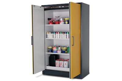 Fire safe cabinets have two way fire protection to keep internal contents from igniting in case of an external fire, and keep the fire from spreading to the facility in case of an internal fire.