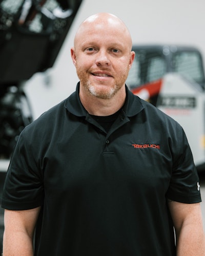 Derek Koontz, national accounts manager at Takeuchi-US.