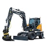 Hyundai Hw100 A Wheeled Excavator Knockout