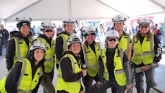 The Steel Edge Women team of the Operative Plasterers' & Cement Masons' International Association, taken during World of Concrete 2025