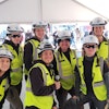 The Steel Edge Women team of the Operative Plasterers' & Cement Masons' International Association, taken during World of Concrete 2025