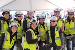 The Steel Edge Women team of the Operative Plasterers' & Cement Masons' International Association, taken during World of Concrete 2025