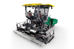 The height of the VR 500's end gates can be conveniently adjusted hydraulically at the touch of a button.