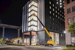 With a working height of 71 feet 6 inches and a basket capacity of 1000 lbs. through 80% of the working envelope and 660 lbs. through 100%, JCB's T65D Telescopic Boom Lift provides operators with the reach and stability needed for construction, maintenance and industrial tasks.