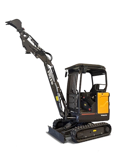 Volvo Ec18 Electric Excavator With Straight Boom