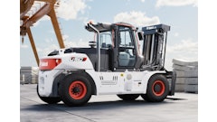 Bobcat D160s 9 Forklift Concrete Yard Quarter Back Rendering