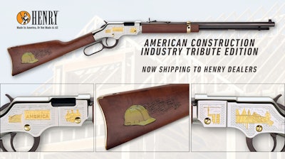 Henry Repeating Arms recognizes the American construction industry with a new Tribute Edition rifle. Now shipping to Henry dealers nationwide.