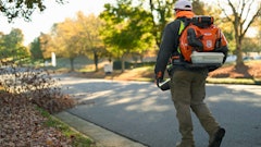 The Husqvarna 590BTS backpack blower.