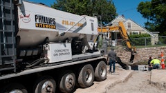The Phillips Sitework crew were able to use volumetric concrete mixer technology to streamline operations and keep their projects on schedule.