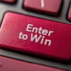 яна винникова Bright Red Keyboard Key Inviting Users To Enter