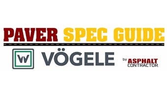 Asphalt Paver Spec Guide
