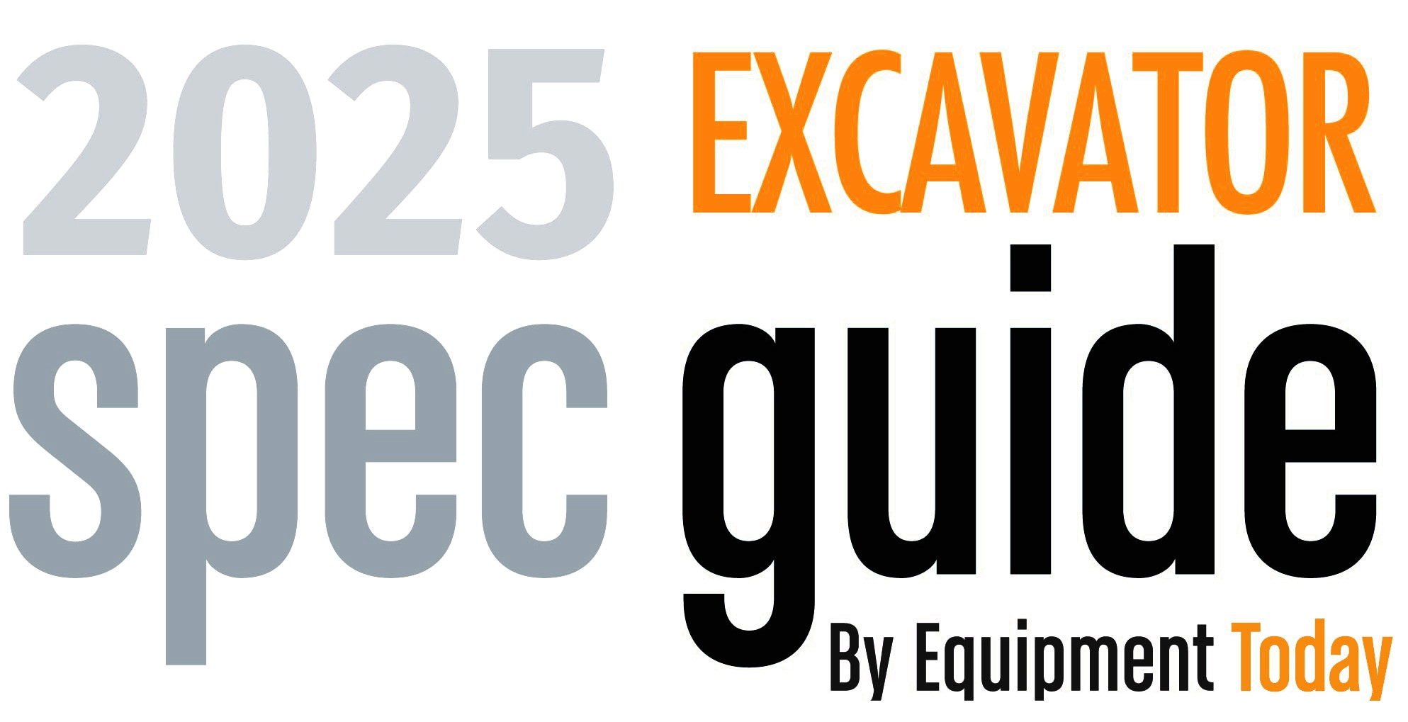 Excavator Spec Guide