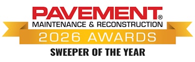 Pavement Awards 2026 Sweeper