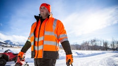 Refrigi Wear Hi Vis Orange Jacket