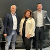 Left to right: Manuel Eisner, Sales Manager Motion & Drives at HAINZL; Harald Schreibmüller, Head of Sales Motion & Drives at HAINZL; Kristina Cerniglia, CEO Briggs & Stratton; David Frank, SVP & President of Electrification Briggs & Stratton; Manuel Friedinger, Sales Manager Motion & Drives at HAINZL