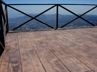 Stamped Concrete Wood Grain 2