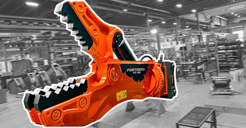 New Fortress FC95 Concrete Processor Designed for Heavy-Duty Demolition ...