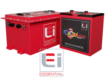 The Essential Li® Lithium-ion batteries from U.S. Battery offer zero maintenance, reduced weight, faster charging, and longer average cycle life compared to other chemistries.
