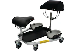 Ergonomic wheeled medical mobility device with adjustable seat and support