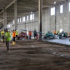 The concrete placement of CenterPoint Logistics Center (Inwood, New York). Concrete contractor: Ruttura & Sons. General contractor: Aurora Contractors.