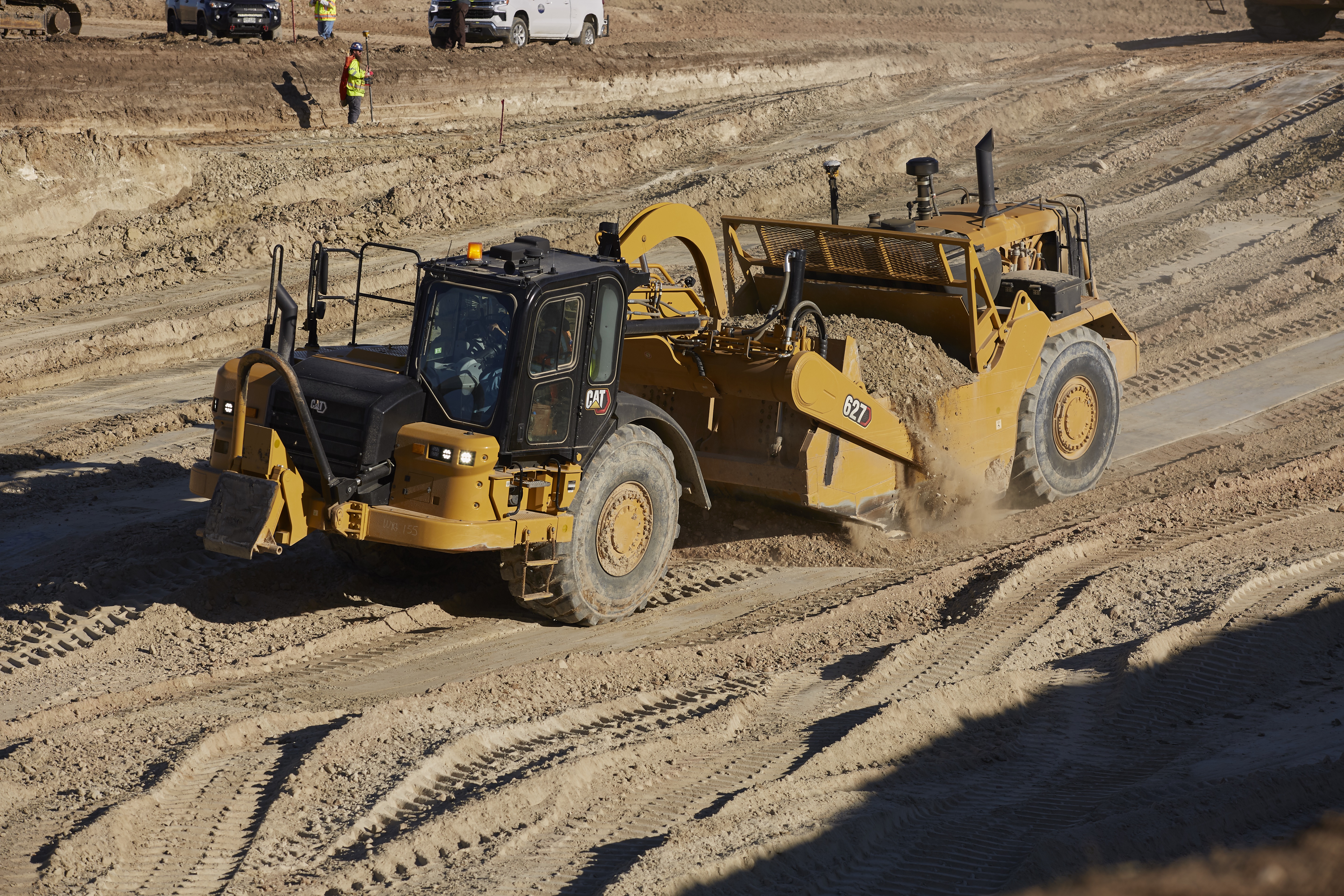 Trimble Wheeled Scraper