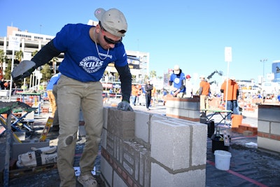 The MCAA Masonry Skills Challenge, from World of Concrete 2025