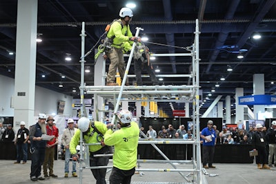 The SAIA Scaffold Builders Challenge from World of Concrete 2025