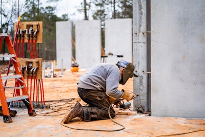 This innovation allows small crews, as few as three or four workers, to assemble an entire home quickly and affordably.