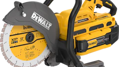 DEWALT is introducing a line of tools, including the DCPS612AG2 PowerShift 12-inch cut-off saw.