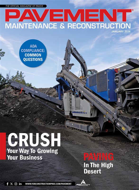 Pavement Maintenance & Reconstruction January 2026