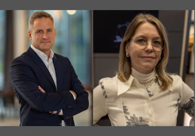 Christian Hallbjörner and Malin Norman