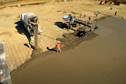 A large slab placement showcases the coordination needed for flat, durable floors.