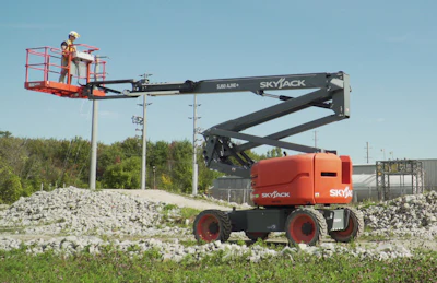 The Skyjack SJ60AJHE+.