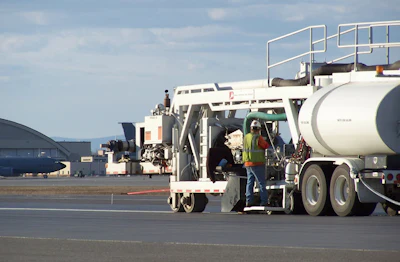 Diamond grinding runway at Eilsen Airforce Base, Fairbanks North Star Borough, Alaska.