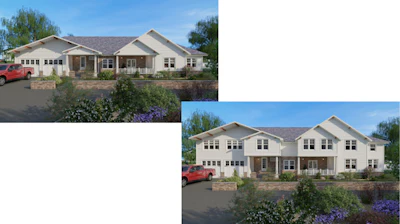 Exterior renders generated with Cedreo