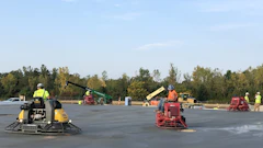 Finishing PLC concrete requires patience. Keeping blades flat and avoiding early surface sealing helps prevent trapped moisture and improves long-term durability.