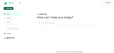 Avetta Safety Advisor