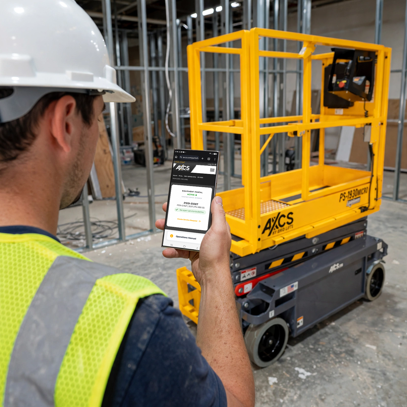 AXCS Equipment’s new serial-specific QR codes give operators instant access to pre-start inspections and operation manuals with a simple smartphone scan.