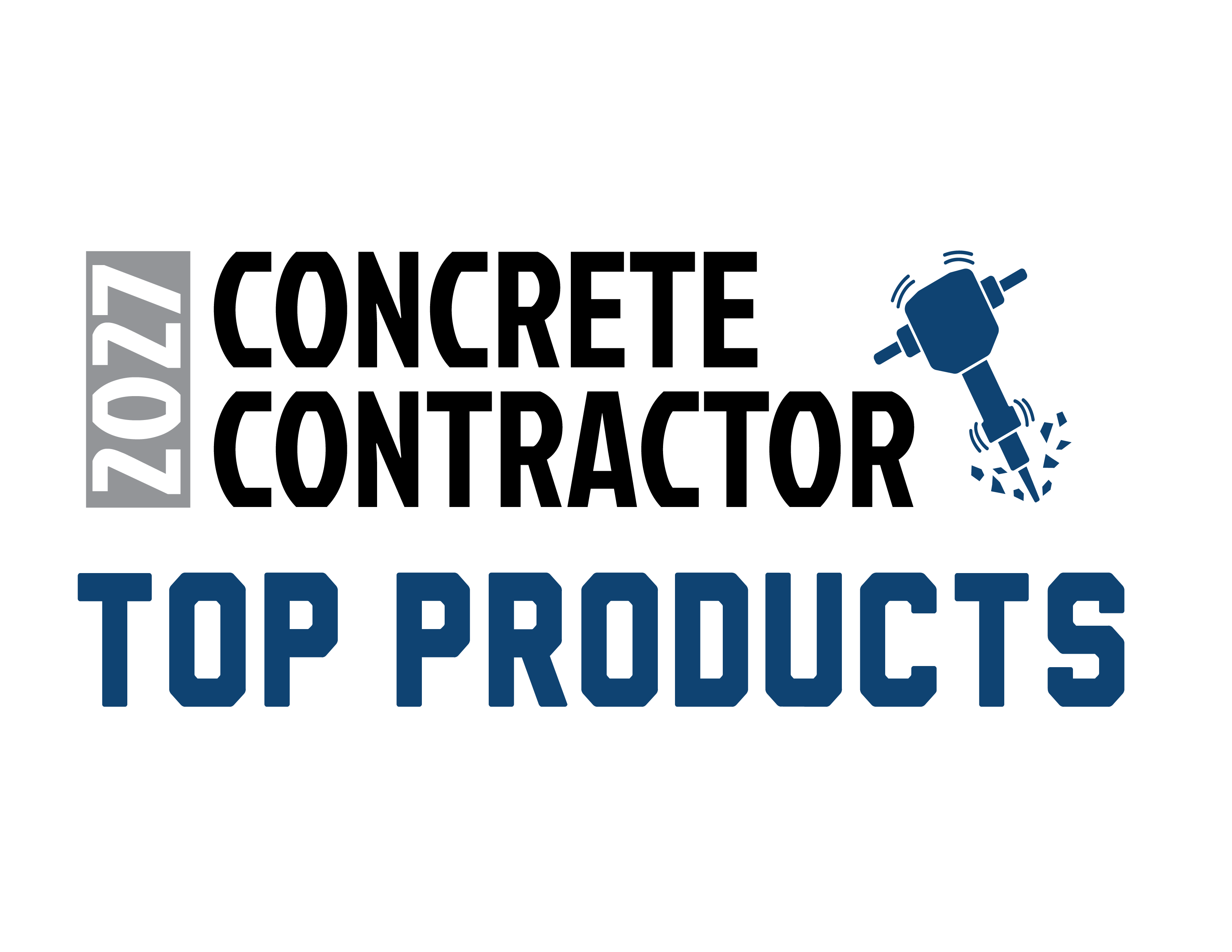2027 Concrete Contractor Top Products Award badge logo