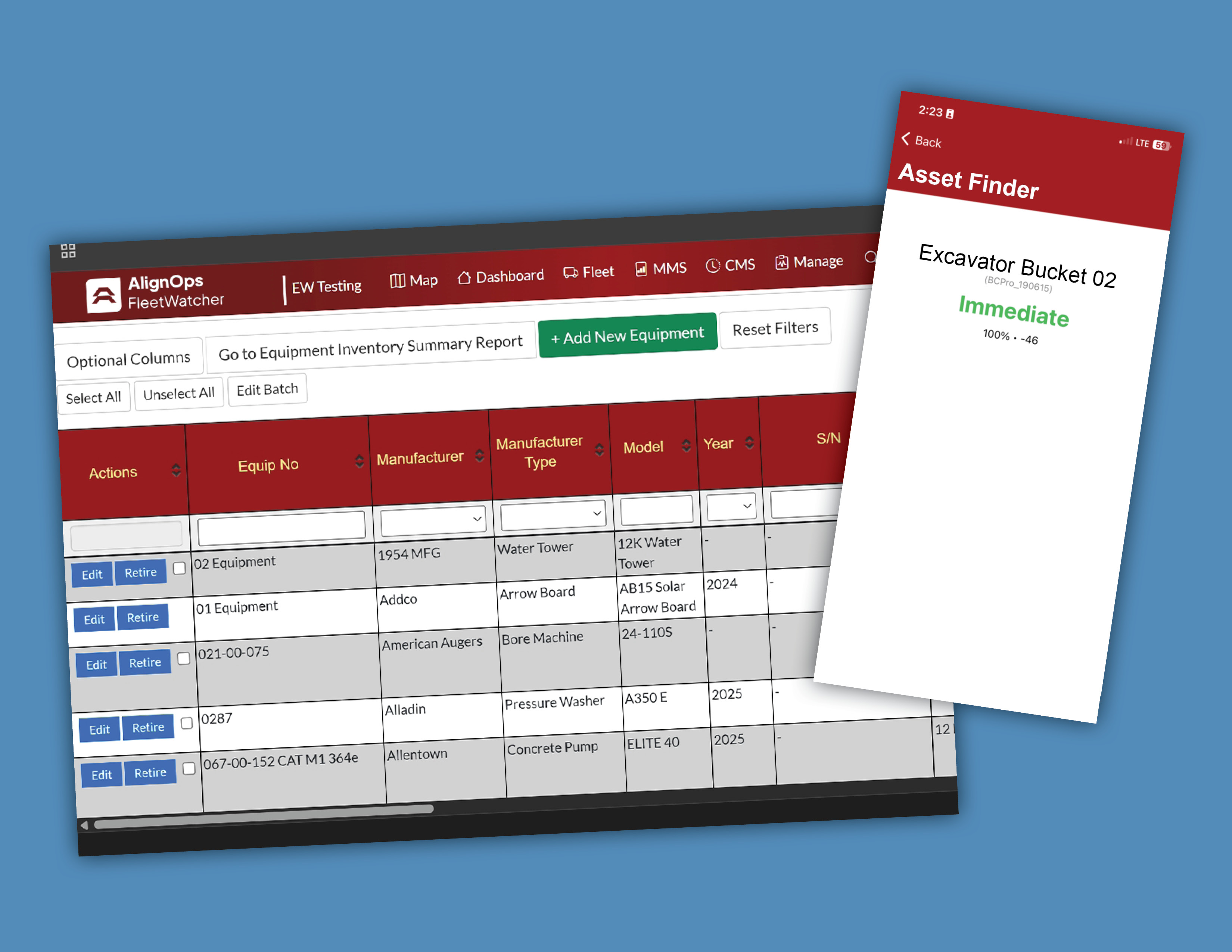 Fleetwatcher Asset Finder