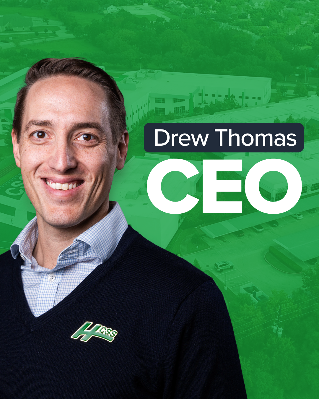 Newly-named CEO, Drew Thomas