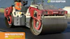 Asphalt Contractor magazine cover featuring red tandem roller compactor on paved surface with mountains in background, September 2026 issue