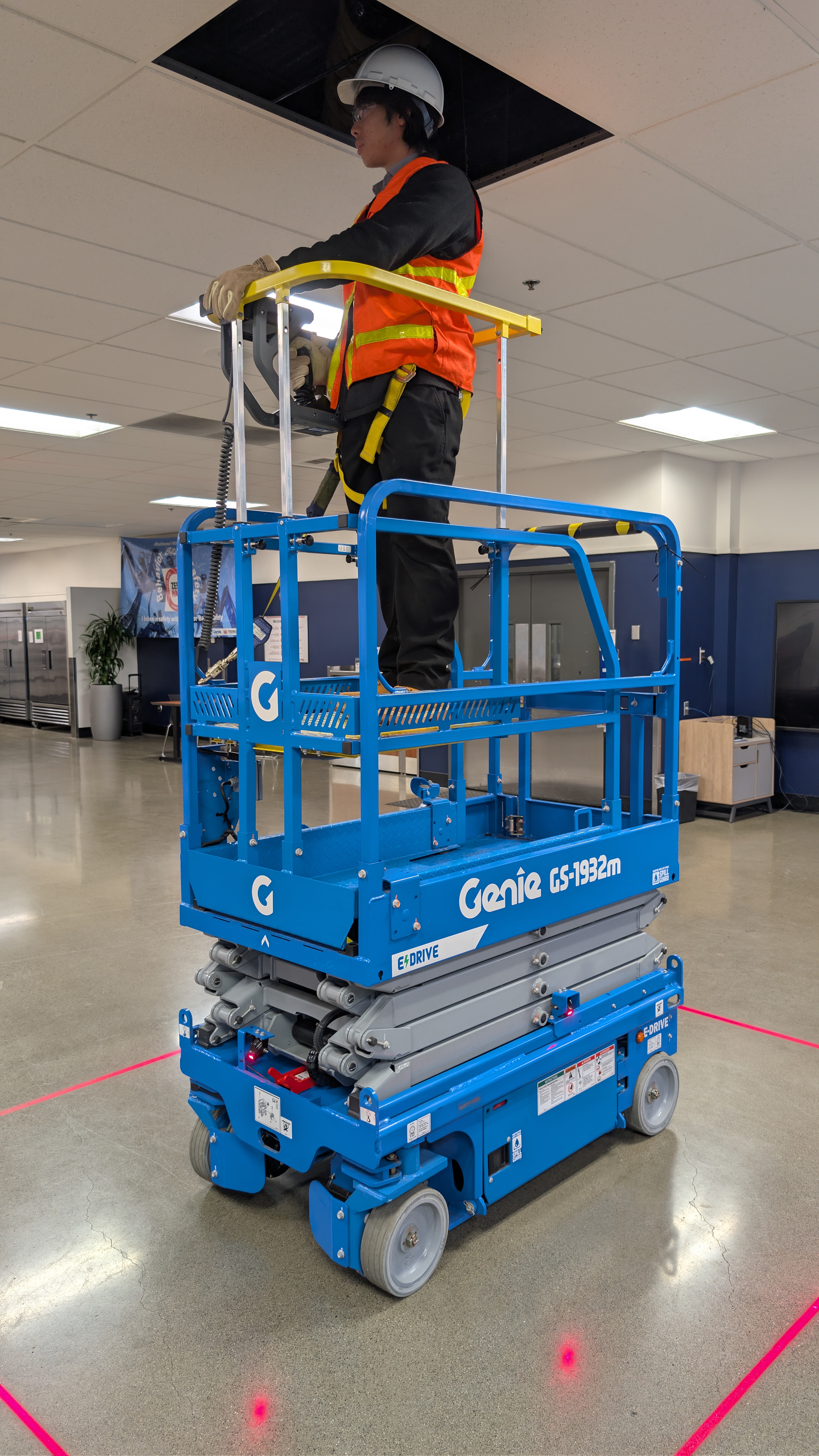 Integrated Access Deck Stowed Machine